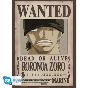 ONE PIECE - Poster Chibi 52x38 - Wanted Zoro Wano-GBYDCO624