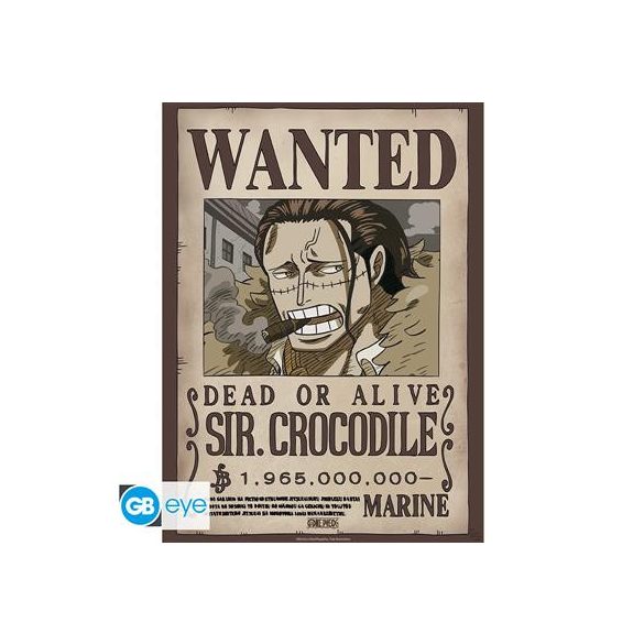 ONE PIECE - Poster Chibi 52x38 - Wanted Crocodile Wano-GBYDCO640