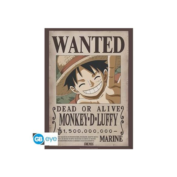 ONE PIECE - Poster Chibi 52x38 - Wanted Luffy-GBYDCO225