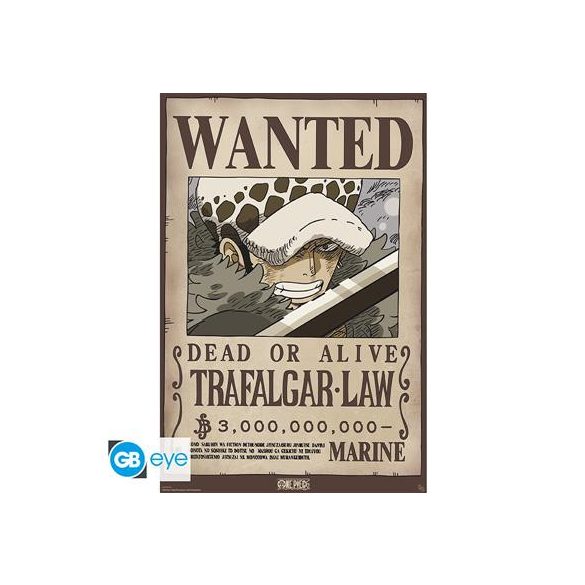 ONE PIECE - Poster Maxi 91.5x61 - Wanted Law Wano-GBYDCO618