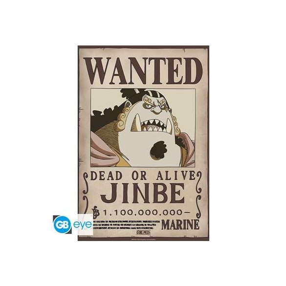 ONE PIECE - Poster Chibi 52x38 - Wanted Jinbe Wano-GBYDCO623