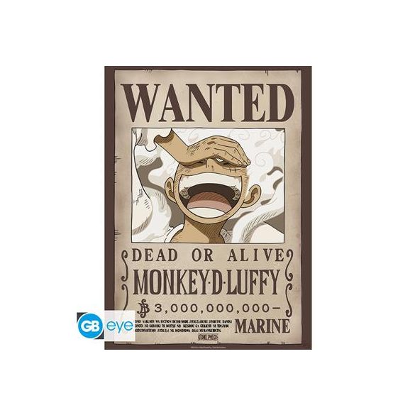 ONE PIECE - Poster Chibi 52x38 - Wanted Luffy Wano-GBYDCO622