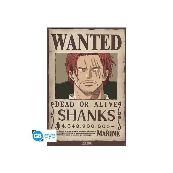 ONE PIECE - Poster Maxi 91.5x61 - Wanted Shanks*-GBYDCO482