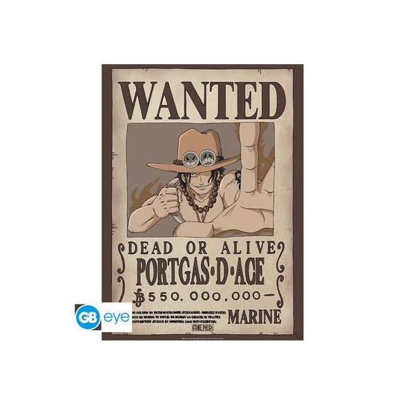 ONE PIECE - Poster Chibi 52x38 - Wanted Ace-GBYDCO258