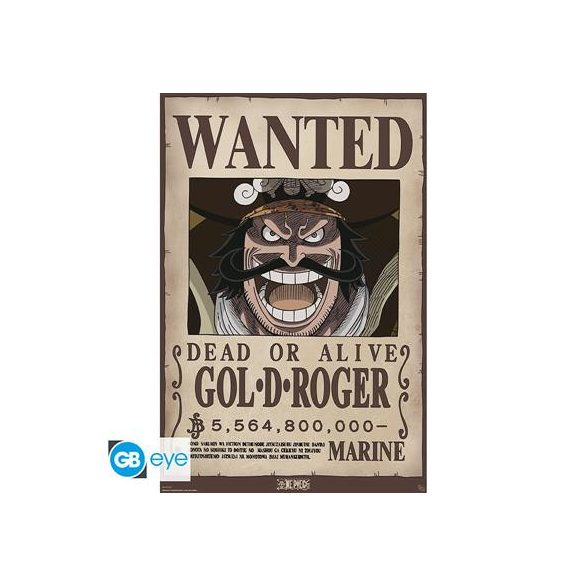 ONE PIECE - Poster Maxi 91.5x61 - Wanted Gol .D. Roger-GBYDCO595