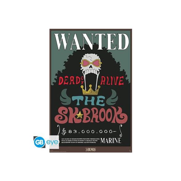 ONE PIECE - Poster Maxi 91.5x61 - Wanted Brook-GBYDCO558