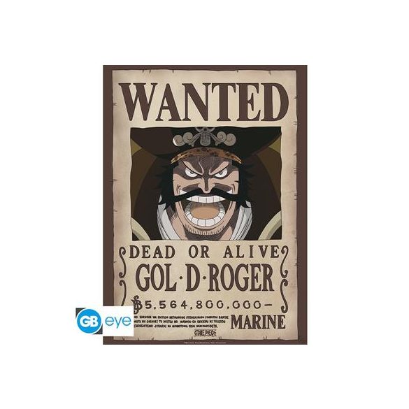 ONE PIECE - Poster Chibi 52x38 - Wanted Gol .D. Roger-GBYDCO266