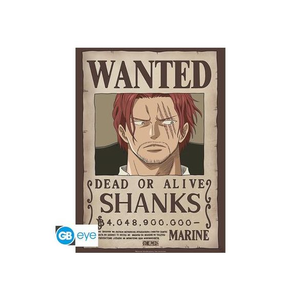 ONE PIECE - Poster Chibi 52x38 - Wanted Shanks-GBYDCO261