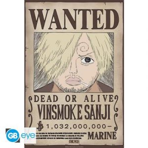 ONE PIECE - Poster Chibi 52x38 - Wanted Sanji Wano-GBYDCO625