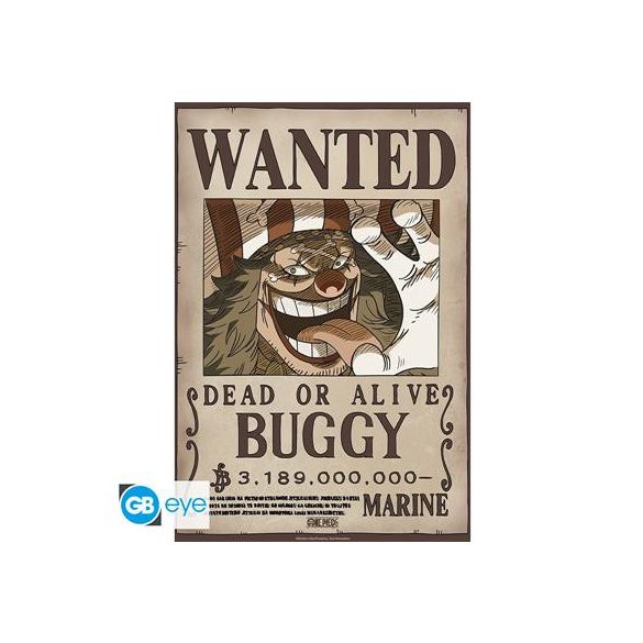 ONE PIECE - Poster Chibi 52x38 - Wanted Buggy Wano-GBYDCO641