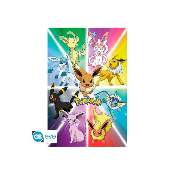 POKEMON - Poster Maxi 91.5x61 - Eevee Evolution-FP4426