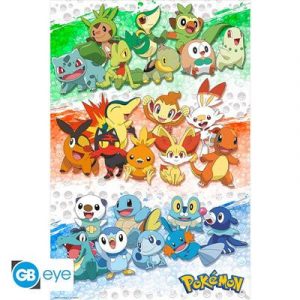 POKEMON - Poster Maxi 91.5x61 - First Partners-FP4971