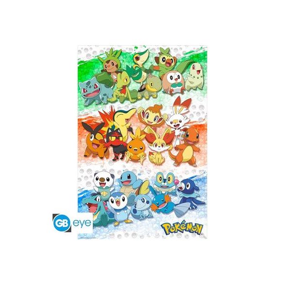 POKEMON - Poster Maxi 91.5x61 - First Partners-FP4971