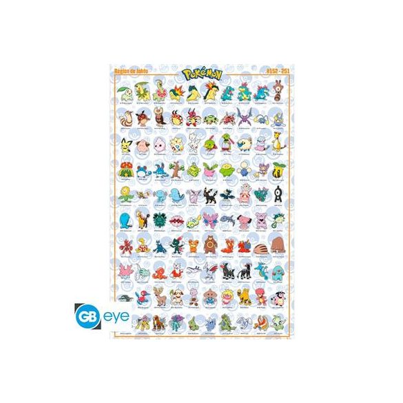 POKEMON - Poster Maxi 91.5x61 - Johto French-FP4975