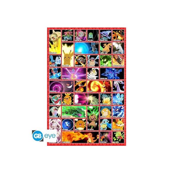 POKEMON - Poster Maxi 91.5x61 - Moves-FP4273