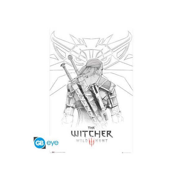 THE WITCHER - Poster Maxi 91.5x61 - Geralt Sketch-FP4940