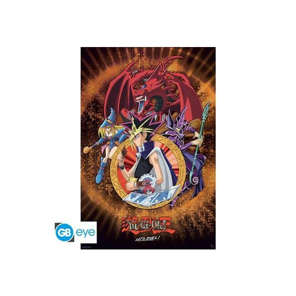 YU-GI-OH! - Poster Maxi 91.5x61 - Yugi Slifer and Magician-GBYDCO006