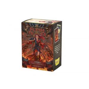 Flesh & Blood Matte Art Sleeves - Cindra, Dracai of Retribution (100 Sleeves)-AT-16146