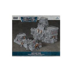 Battlefield In A Box Mundus Imperialis - Scholam (Damaged & Destroyed x2)-BB682