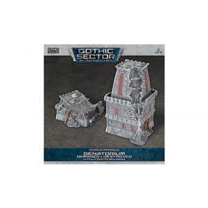 Battlefield In A Box Mundus Imperialis - Genatorium (Damaged & Destroyed x2)-BB684