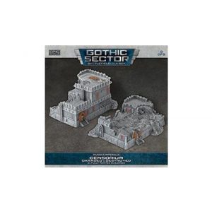 Battlefield In A Box Mundus Imperialis - Censorium (Damaged & Destroyed x2)-BB685