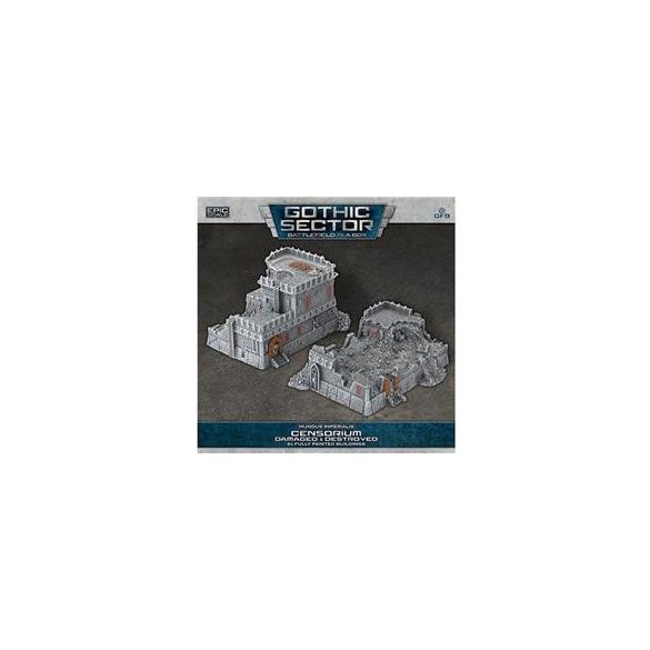 Battlefield In A Box Mundus Imperialis - Censorium (Damaged & Destroyed x2)-BB685