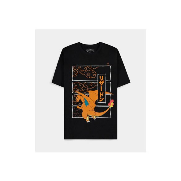 Pokémon - Charizard Men's Short Sleeved T-shirt-TS543033POK-2XL