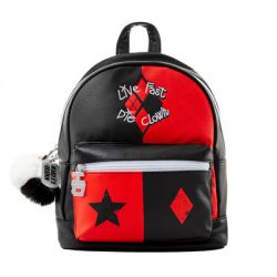 Suicide Squad Harley Quinn (Live Fast Die Clown) Fashion Backpack-GP86896