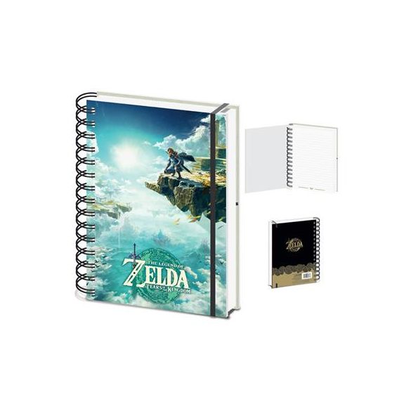 The Legend Of Zelda: Tears Of The Kingdom (Hyrule Skies) A5 Lenticular Notebook-SR74516