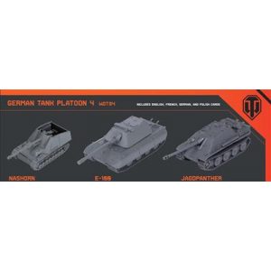 World of Tanks: Miniatures Game  German Tank Platoon (Nashorn, E-100, Jagdpanther)-WOT94