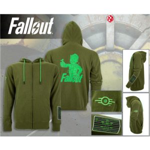 "Analog Pip-Boy" Analog Pip-Boy Zip-Up Hoodie-1146137