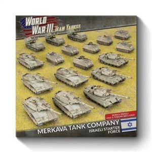 World War III Team Yankee: Merkava Tank Company Israeli Starter Force - Limited Edition - EN-TISAB02