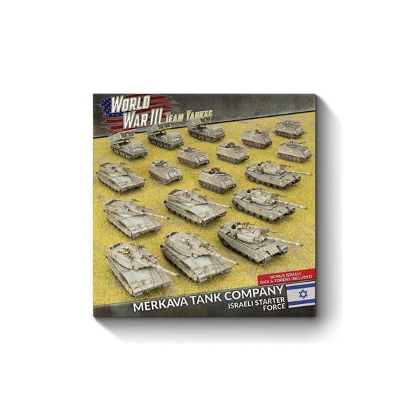 World War III Team Yankee: Merkava Tank Company Israeli Starter Force - Limited Edition - EN-TISAB02