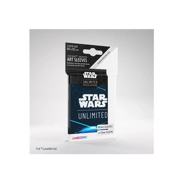 Gamegenic - Star Wars: Unlimited Art Sleeves - Card Back Blue-GGS15078ML