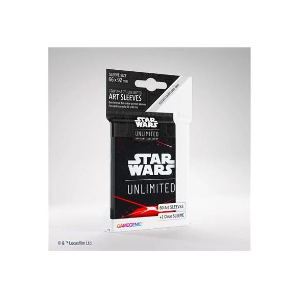 Gamegenic - Star Wars: Unlimited Art Sleeves - Card Back Red-GGS15079ML