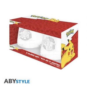 POKEMON - 2 Glass Set - Magikarp & Gyarados-ABYVER286