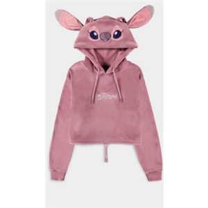 Lilo & Stitch - Angel Cropped Hoodie - 2XL-HD263323DNY-2XL