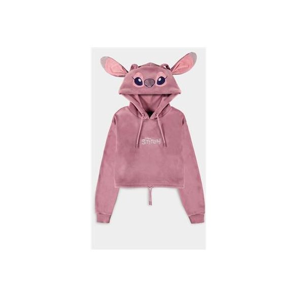 Lilo & Stitch - Angel Cropped Hoodie - 2XL-HD263323DNY-2XL