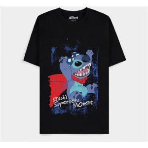 Lilo & Stitch - Superhero Black T-shirt-TS727866DNY-2XL