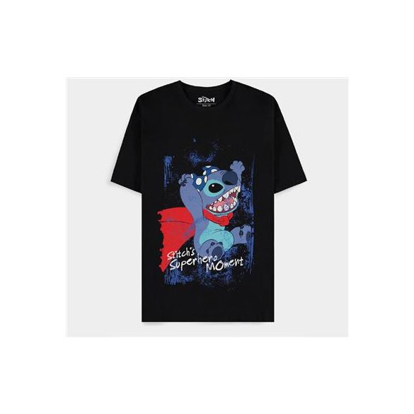 Lilo & Stitch - Superhero Black T-shirt-TS727866DNY-2XL