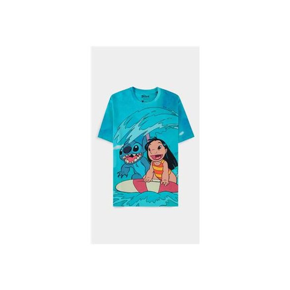 Lilo & Stitch - Digital Printed Surf T-Shirt-TS885248DNY-2XL