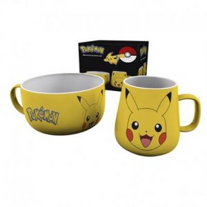 POKEMON - Breakfast Set Mug + Bowl - Pikachu-BS0003