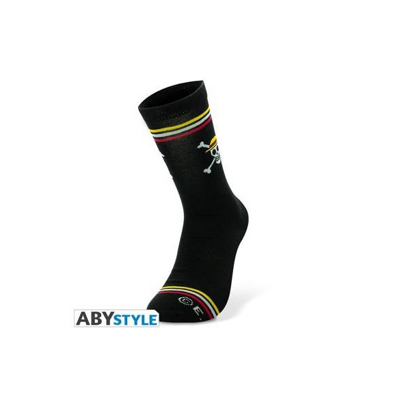 ONE PIECE - Socks - Black - Skull-ABYSOC006