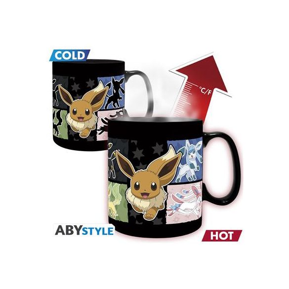 POKEMON - Mug Heat Change - 460 ml - Eevee - cardboard box-ABYMUGA281