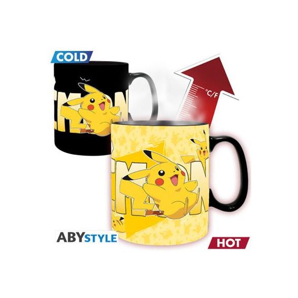 POKEMON - Mug Heat Change - 460 ml - Pikachu - cardboard box-ABYMUGA153