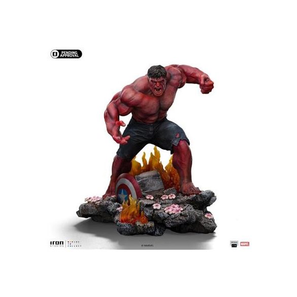 Marvel Red Hulk Captain America: Brave New World Art Scale 1/10-MARCAS116724-10