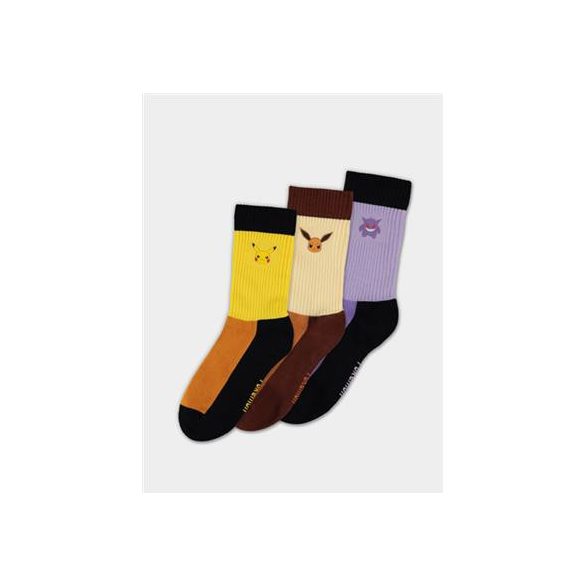 Pokémon - Crew Socks (3 Pack) - 39/42-CR883055POK-39/42