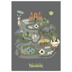 Shrek ‘Journey to Far Far Away’ Art Print-UV-SHK07