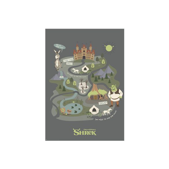 Shrek ‘Journey to Far Far Away’ Art Print-UV-SHK07