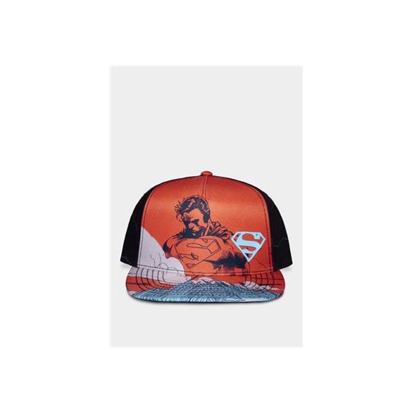 Superman - Men's TPU AOP Snap Back Cap-SB214550SPM